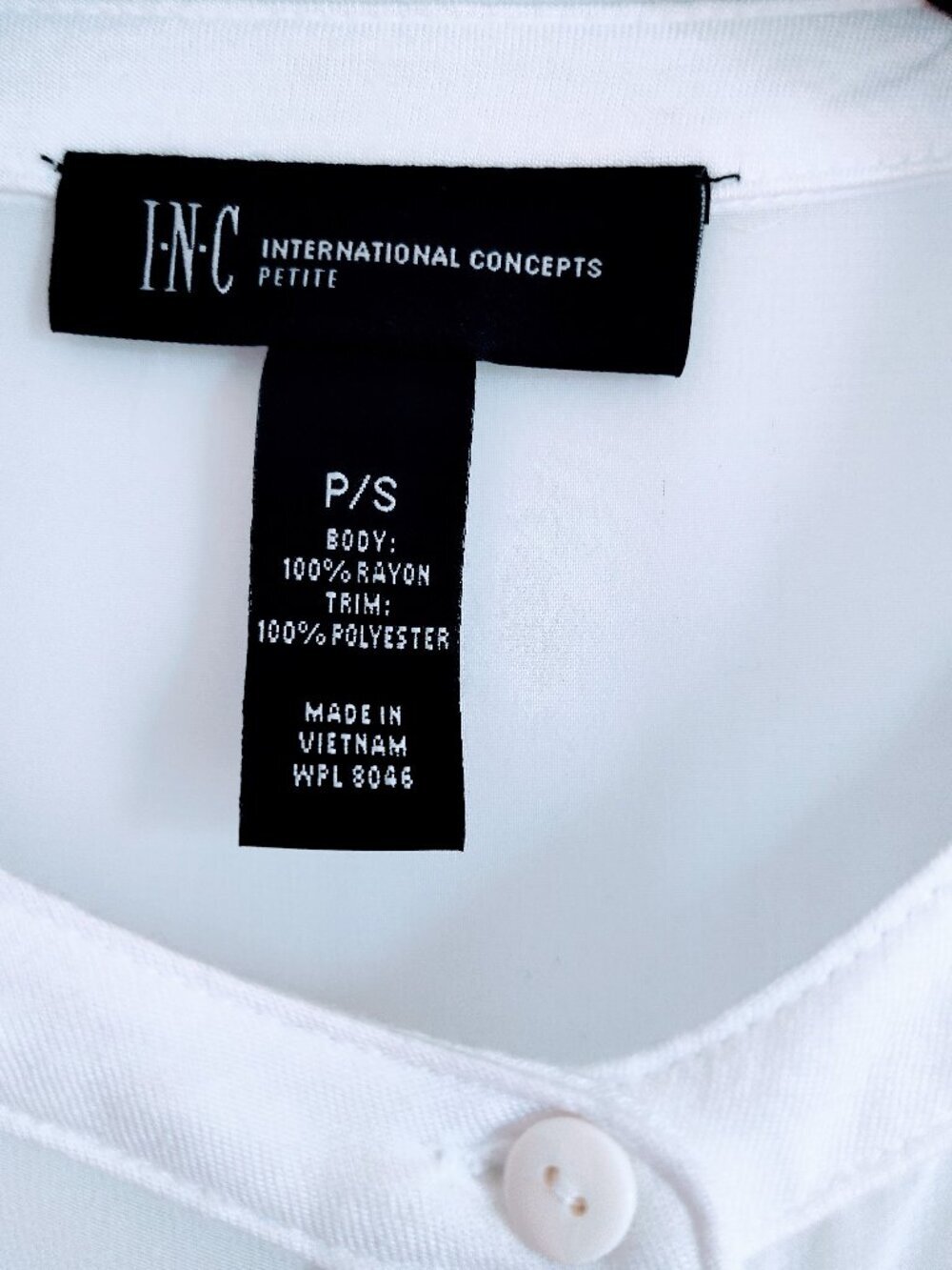 INC Three-Quarter Sleeve Blouse - Picture 4 of 4
